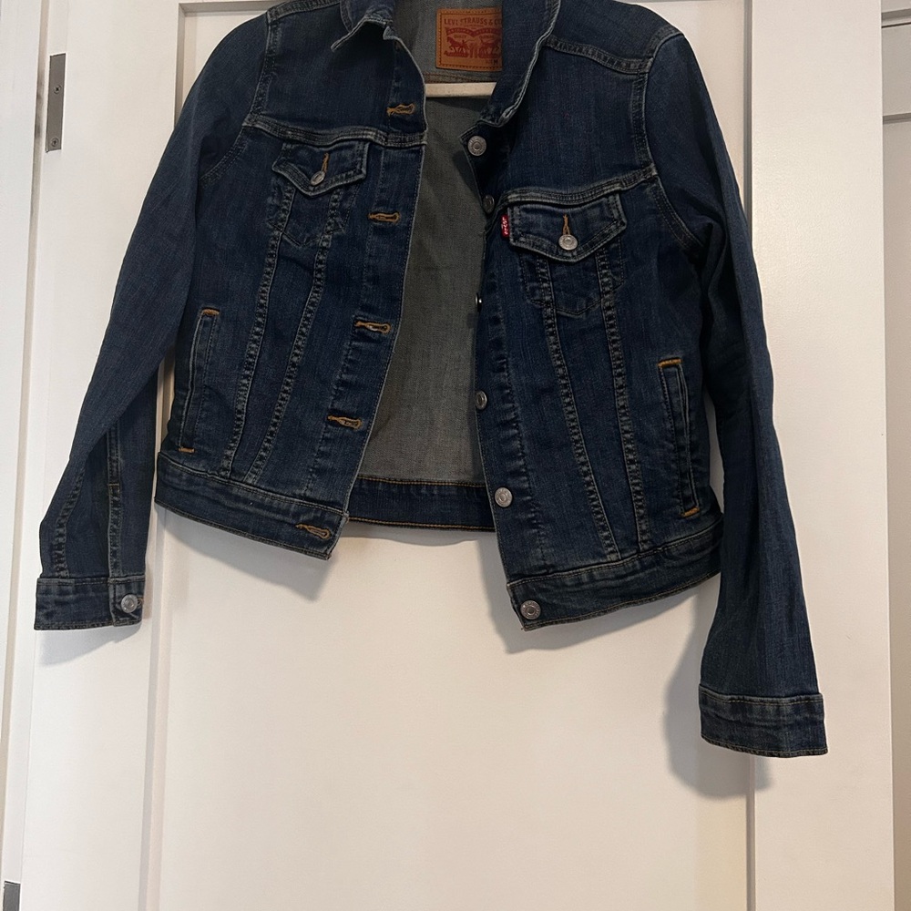 Levi's Women's Original Cotton Denim Trucker Jacket - Picture 4 of 5